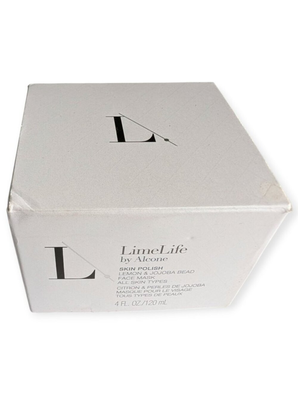 Limelife By Alcone Skin Polish Lemon Jojoba Bead Face Mask 4oz New with Box